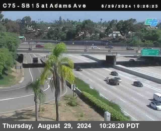 SB 15 at Adams Ave (On Ramp)