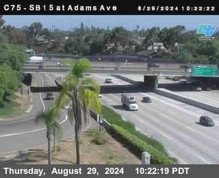 SB 15 at Adams Ave (On Ramp)