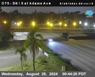 SB 15 at Adams Ave (On Ramp)