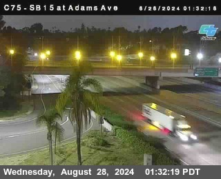 SB 15 at Adams Ave (On Ramp)