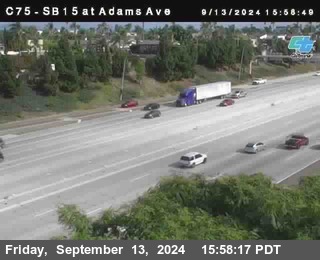 SB 15 at Adams Ave (On Ramp)