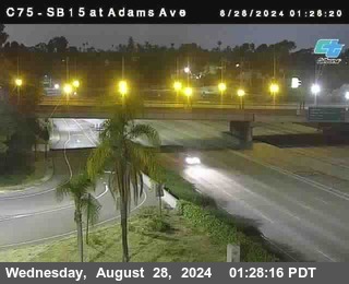 SB 15 at Adams Ave (On Ramp)