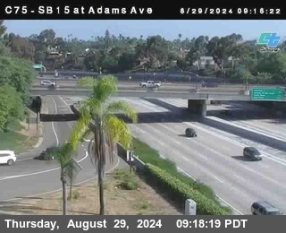 SB 15 at Adams Ave (On Ramp)