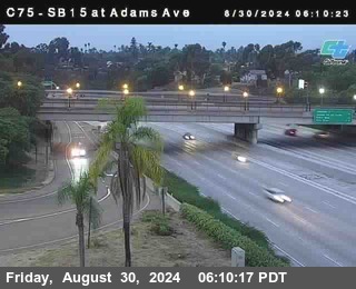 SB 15 at Adams Ave (On Ramp)