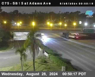 SB 15 at Adams Ave (On Ramp)