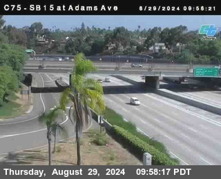 SB 15 at Adams Ave (On Ramp)