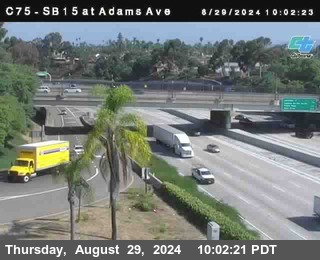 SB 15 at Adams Ave (On Ramp)