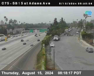 SB 15 at Adams Ave (On Ramp)