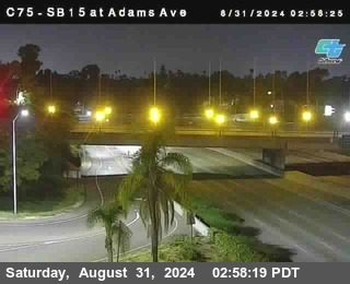 SB 15 at Adams Ave (On Ramp)