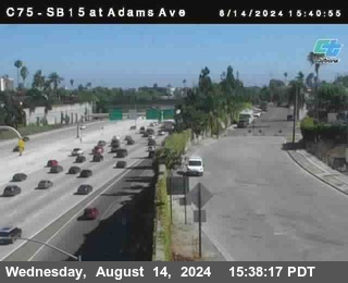 SB 15 at Adams Ave (On Ramp)