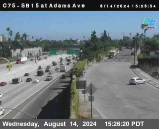 SB 15 at Adams Ave (On Ramp)