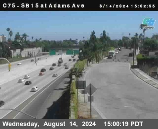 SB 15 at Adams Ave (On Ramp)