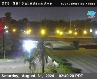 SB 15 at Adams Ave (On Ramp)