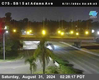 SB 15 at Adams Ave (On Ramp)