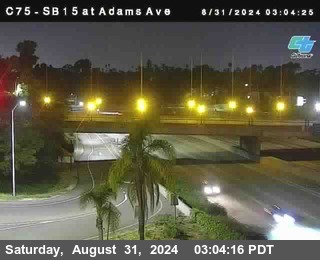 SB 15 at Adams Ave (On Ramp)