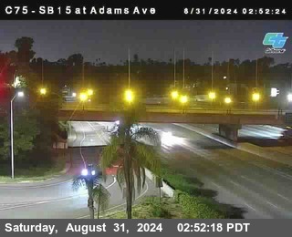 SB 15 at Adams Ave (On Ramp)