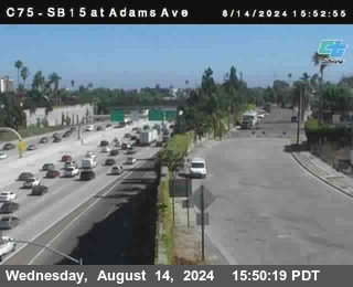 SB 15 at Adams Ave (On Ramp)