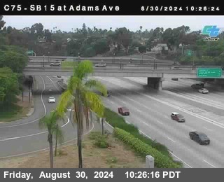 SB 15 at Adams Ave (On Ramp)