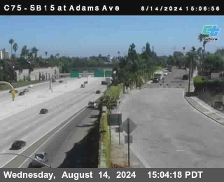 SB 15 at Adams Ave (On Ramp)