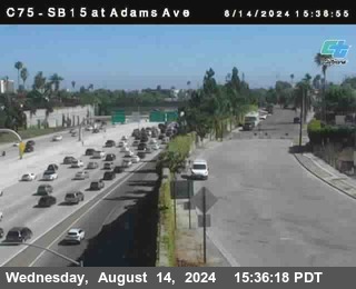 SB 15 at Adams Ave (On Ramp)