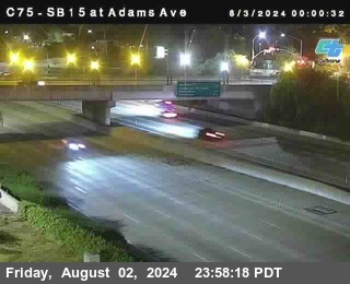 SB 15 at Adams Ave (On Ramp)