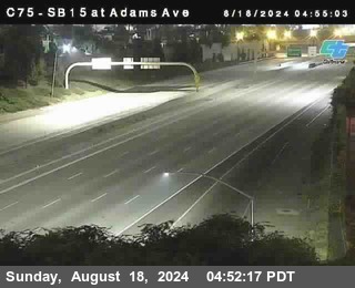 SB 15 at Adams Ave (On Ramp)