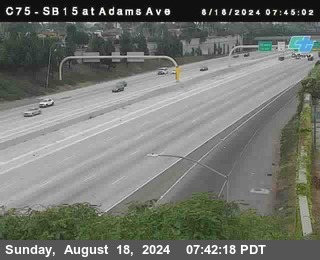 SB 15 at Adams Ave (On Ramp)