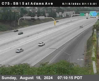 SB 15 at Adams Ave (On Ramp)