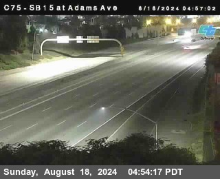 SB 15 at Adams Ave (On Ramp)