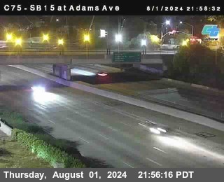 SB 15 at Adams Ave (On Ramp)