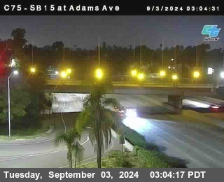 SB 15 at Adams Ave (On Ramp)