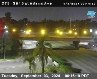 SB 15 at Adams Ave (On Ramp)