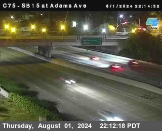 SB 15 at Adams Ave (On Ramp)