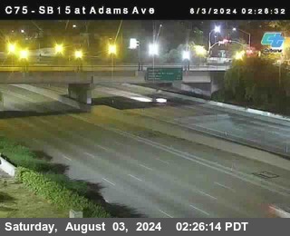 SB 15 at Adams Ave (On Ramp)