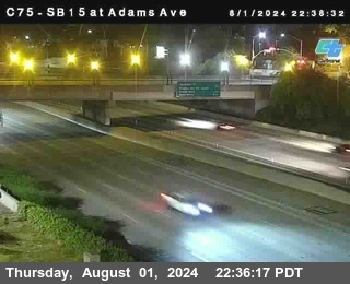 SB 15 at Adams Ave (On Ramp)