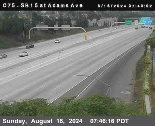 SB 15 at Adams Ave (On Ramp)