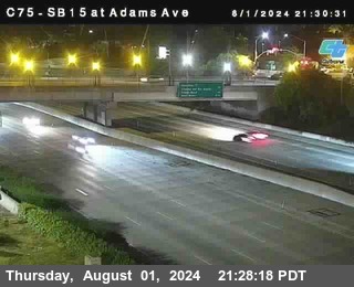 SB 15 at Adams Ave (On Ramp)