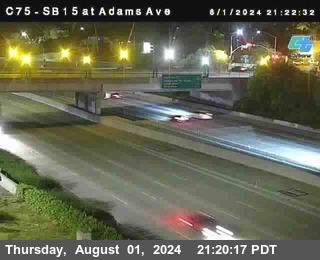 SB 15 at Adams Ave (On Ramp)