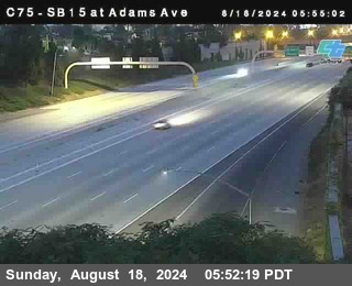 SB 15 at Adams Ave (On Ramp)