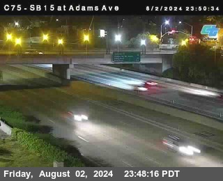 SB 15 at Adams Ave (On Ramp)