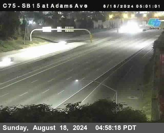 SB 15 at Adams Ave (On Ramp)