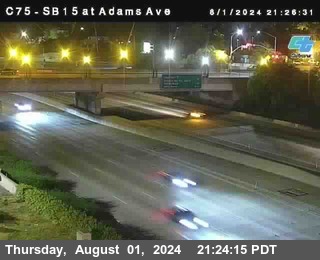 SB 15 at Adams Ave (On Ramp)