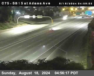 SB 15 at Adams Ave (On Ramp)