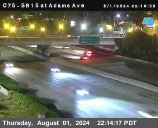 SB 15 at Adams Ave (On Ramp)