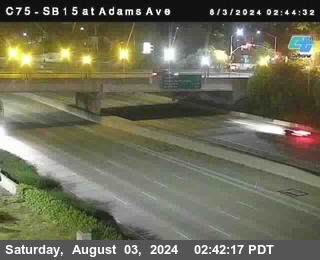 SB 15 at Adams Ave (On Ramp)