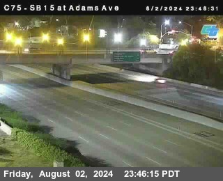 SB 15 at Adams Ave (On Ramp)