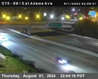 SB 15 at Adams Ave (On Ramp)