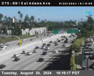 SB 15 at Adams Ave (On Ramp)