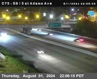 SB 15 at Adams Ave (On Ramp)