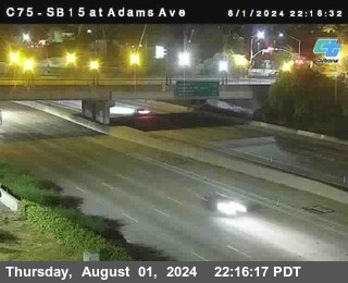 SB 15 at Adams Ave (On Ramp)